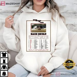 Zach Bryan On Tour Western Bull Skull T Shirt (4)