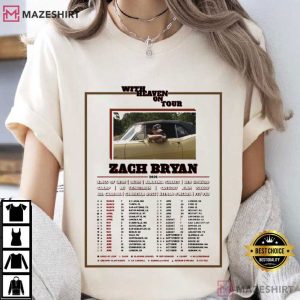 Zach Bryan On Tour Western Bull Skull T-Shirt