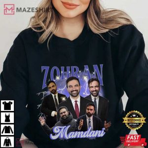 Zohran Mamdani Rap Bootleg Liberal T Shirt (4)