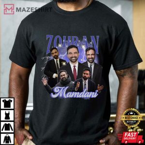 Zohran Mamdani Rap Bootleg Liberal T-Shirt