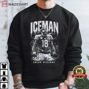 Caleb Williams Ice Man Game Day Football Graphic T Shirt (1)