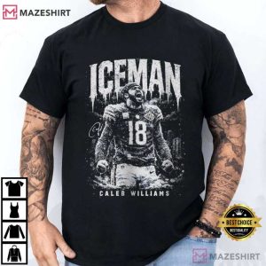 Caleb Williams Ice Man Game Day Football Graphic T Shirt (3)