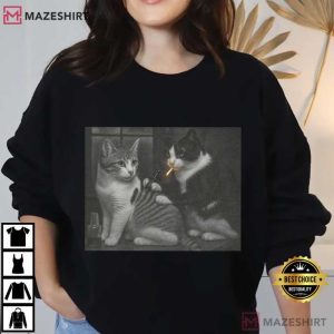Cat Lover Funny Cat Tattoo Meme T Shirt (1)