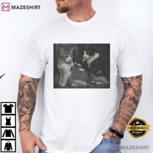 Cat Lover Funny Cat Tattoo Meme T-Shirt