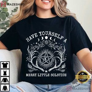 Have Yourself A Merry Little Solstice Yule Christmas T Shirt (1)