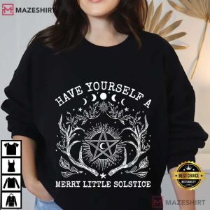 Have Yourself A Merry Little Solstice Yule Christmas T Shirt (3)