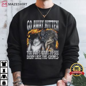 Vintage Alpha Wolf Cringe Meme T Shirt (4)