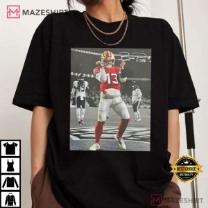 Brock Purdy Dancing Vs Chicago 90s Vintage Game Day T Shirt (2)