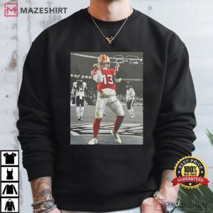 Brock Purdy Dancing Vs Chicago 90s Vintage Game Day T Shirt (3)