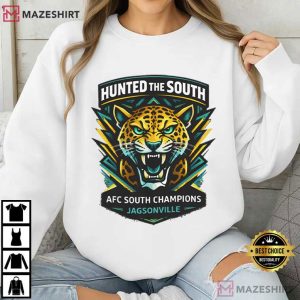 Hunted The South Championship Duval Jaguars Playoff Football T Shirt (4)