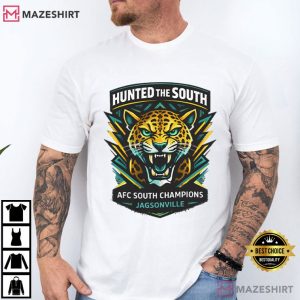 Hunted The South Championship Duval Jaguars Playoff Football T Shirt (1)