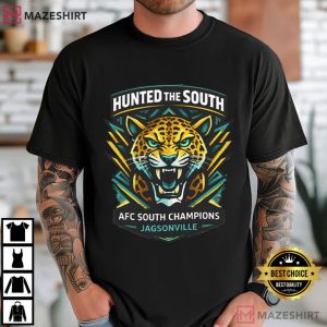 Hunted The South Championship Duval Jaguars Playoff Football T Shirt (2)