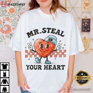 Mr Steal Your Heart Valentine's Day T Shirt (1)