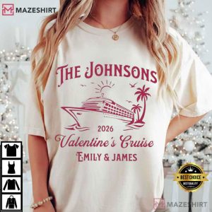Valentine Cruise Couple Anniversary Trip Personalized T Shirt (4)