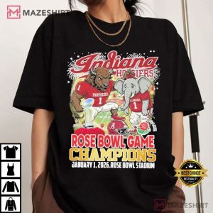 Indiana Hoosiers Football Rose Bowl January 1 2026 T-Shirt