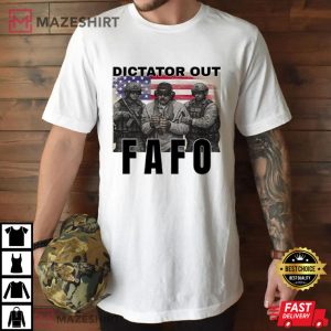 Maduro Dictator Out FAFO T Shirt (2)