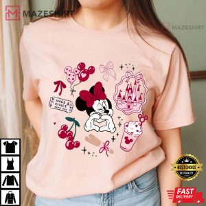 Mickey And Minnie Disney Valentine's Day T Shirt (1)