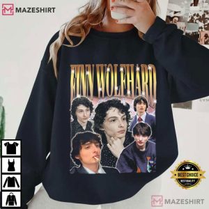 Finn Wolfhard Vintage Movie Fan Merch T Shirt (3)