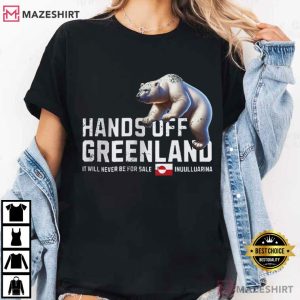 Hands Off Greenland Polar Bear T Shirt (2)