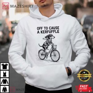 Off To Cause A Kerfuffle Dachshund T Shirt (3)