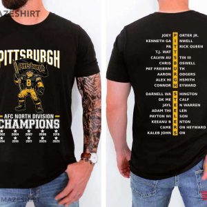 Pittsburgh AFC North Champs Football T-Shirt