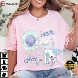 Walt Disney Epcot World Tour Vintage T Shirt (2)