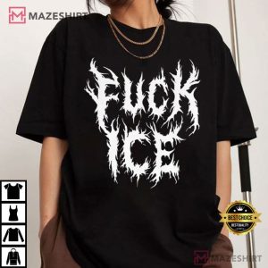 Fuck Ice Political T Shirt (2)
