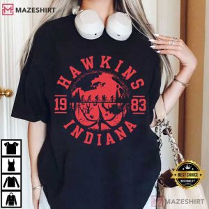 Hawkins 1983 Indiana Upside Down Movie Lover T-Shirt
