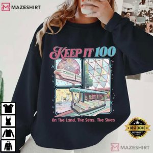 Keep It 100 Magic Kingdom Disney World Family Trip T Shirt (4)