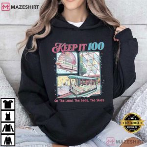 Keep It 100 Magic Kingdom Disney World Family Trip T Shirt (3)