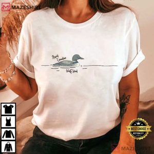 Stupid Canadian Wolf Bird Funny Loon Heated Rivalry LGBTQ T Shirt (2)