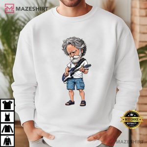Bob Weir Grateful Dead Guitar Illustration Jam Band T Shirt (4)