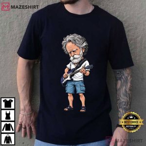 Bob Weir Grateful Dead Guitar Illustration Jam Band T Shirt (2)