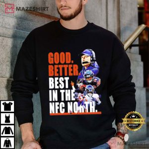 Chicago Bears Good Better Best Champions 2025 T Shirt (4)