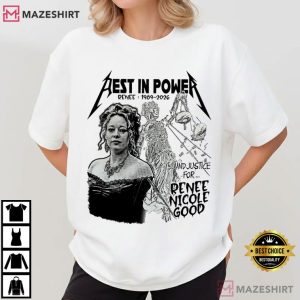 Justice For Renee Nicole Good Minneapolis Protest T Shirt (1)