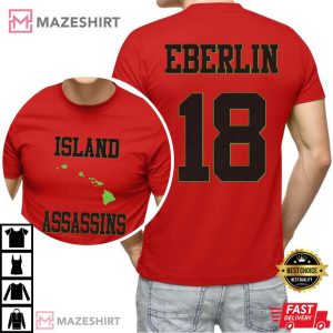 Island Assassins Team Parent Custom Name Number T Shirt (1)