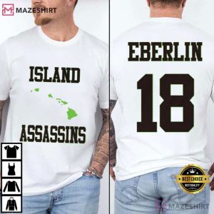 Island Assassins Team Parent Custom Name Number T Shirt (2)