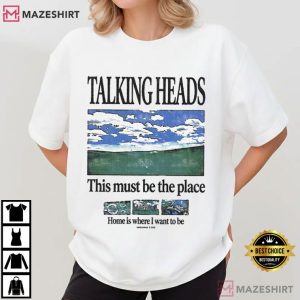 Talking Heads Graphic This Must Be The Place Lyric Rock T-Shirt