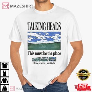 Talking Heads Graphic This Must Be The Place Lyric Rock T Shirt (2)