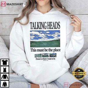 Talking Heads Graphic This Must Be The Place Lyric Rock T Shirt (3)