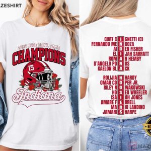 Indiana Rose Bowl Champions 2026 Football Team Players T Shirt (1)