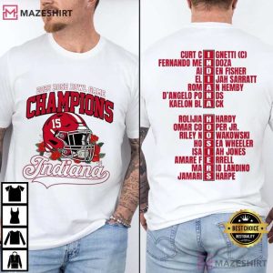 Indiana Rose Bowl Champions 2026 Football Team Players T Shirt (6)