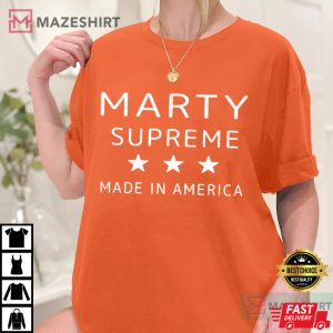Marty Supreme Made In America Patriotic T Shirt (1)