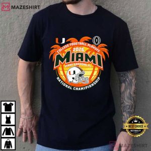 Miami Hurricanes CFP National Championship 2026 College Football T Shirt (1)