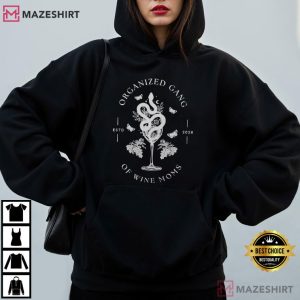 Organized Gang Of Wine Moms Political Serpent Cocktail Graphic T Shirt (3)