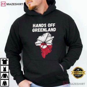 Hands Off Greenland Greenlandic Flag T Shirt (4)
