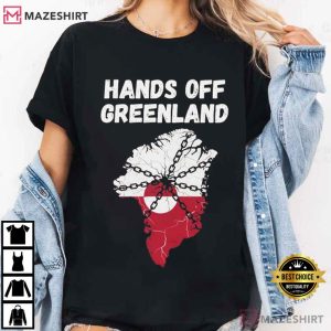 Hands Off Greenland Greenlandic Flag T Shirt (3)