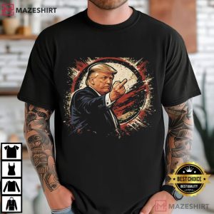 Trump Bold Political Graphic Statement Protest T Shirt (4)