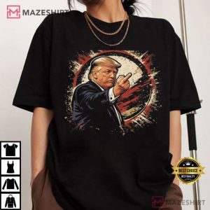 Trump Bold Political Graphic Statement Protest T Shirt (3)