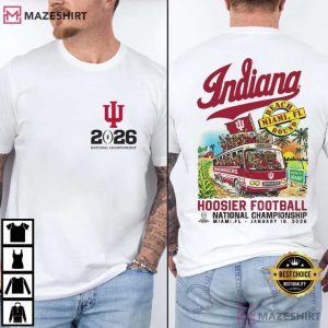 Indiana Hoosiers National Championship 2026 Football Team Players T Shi